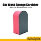 Dual-Sided Car Wash Sponge Scrubber Effortless Cleaning Sponge Pad